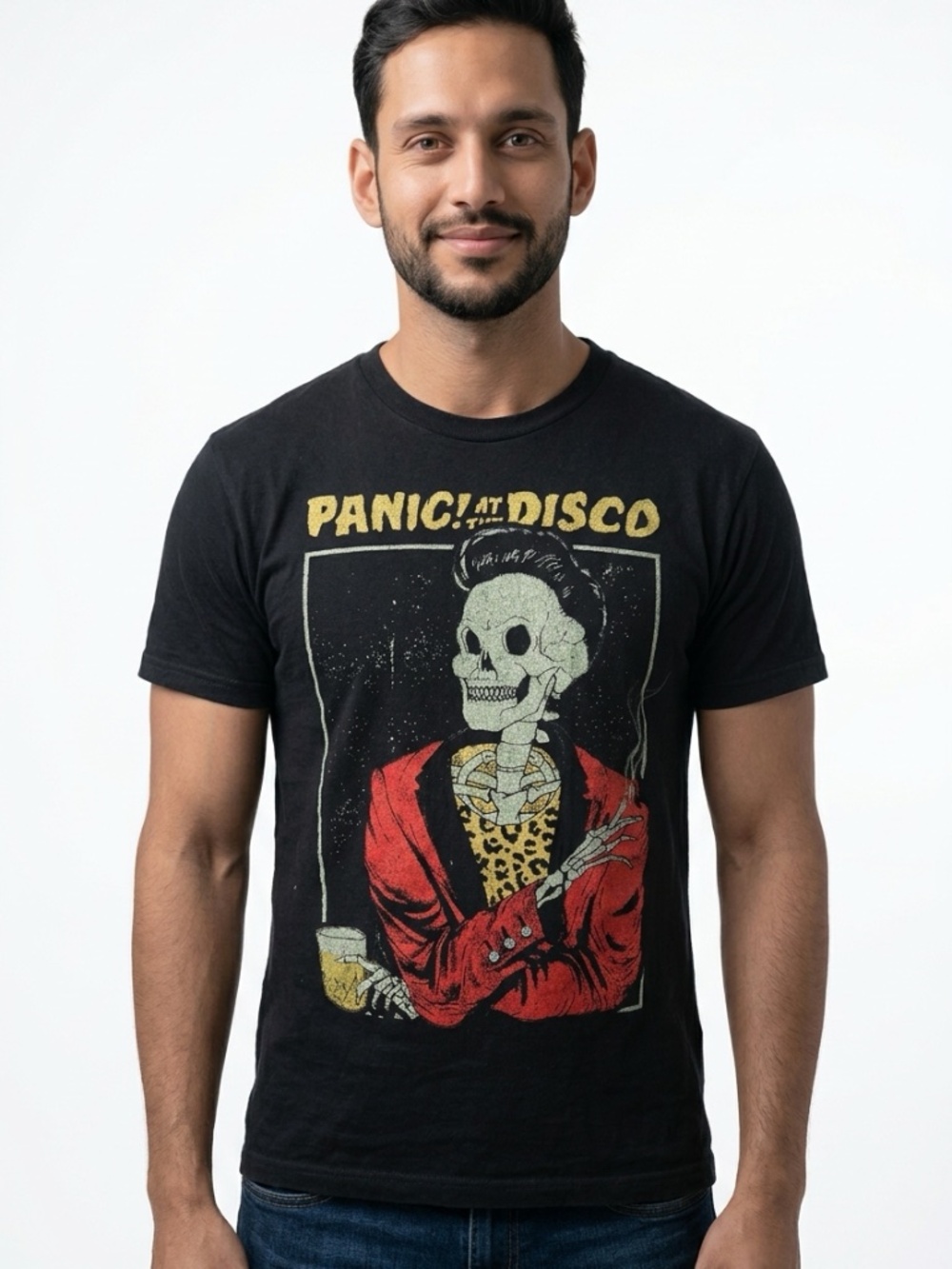 PANIC! AT THE DISCO • Death of a Bachelor Tour Skeleton Tee Small